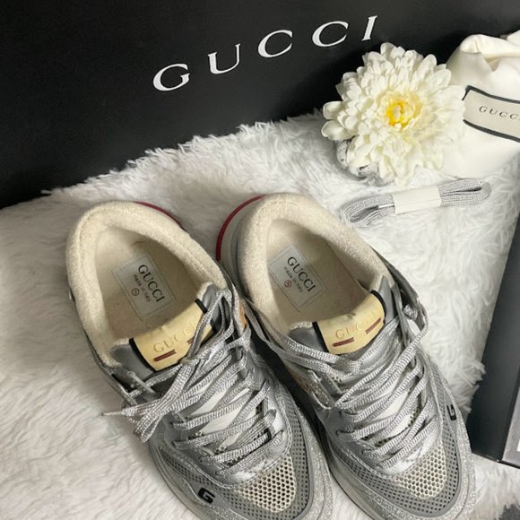 GUCCI ULTRA PACE LOW TOP SNEAKERS - Authentic - Picture 5 of 14